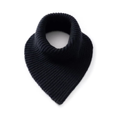 秋冬100%纯羊毛三角巾围巾脖套假领子男女针织高领毛衣围脖假衣领