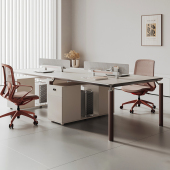 办公桌员工位四人位桌椅组合设计师高端卡座2 6人位创意职员桌