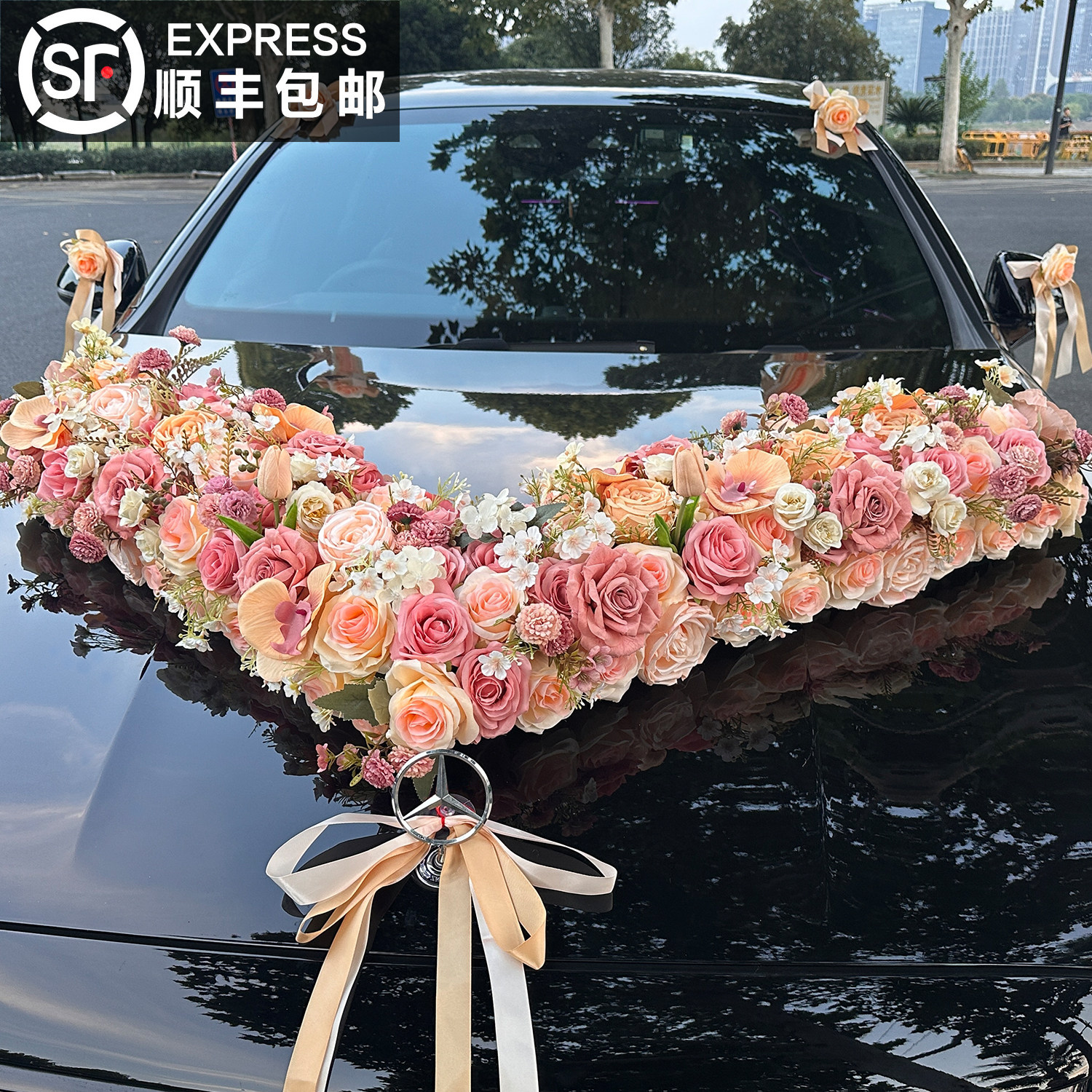 【全平台流行款】卡布奇洛婚车花