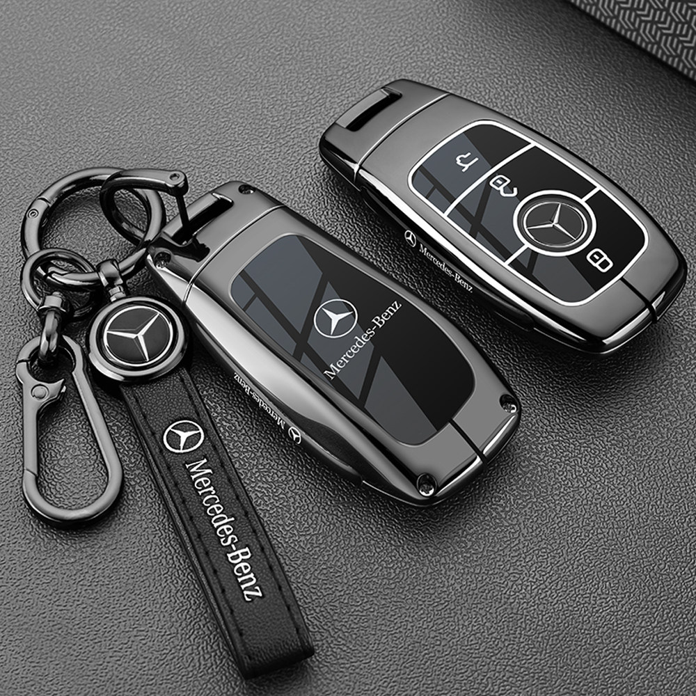 适用奔驰E300L钥匙套C260L高级感A200GLC300L扣GLB220gle450壳GLA