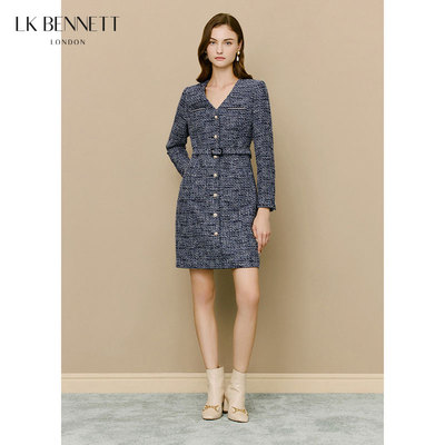 连衣裙小香风lkbennett