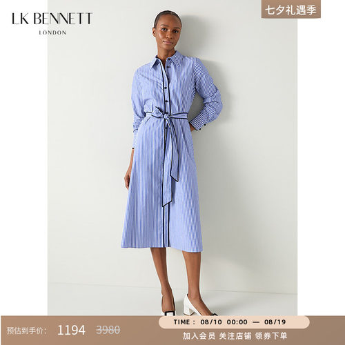 lkbennett衬衫裙纯棉连衣裙