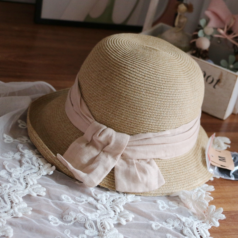 渔夫帽度假女夏大檐显脸小遮阳帽