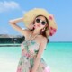 韩版 花朵大檐遮阳帽女防晒草帽女夏沙滩帽海边可折叠拍照好看帽子