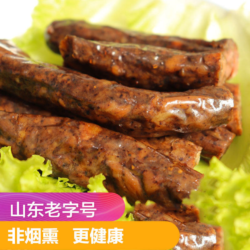 山东莱芜香肠山东特产玉顺斋500g/袋非烟熏腊肠熟即食猪肉风干肠