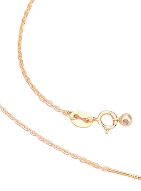 925纯银项链女穿珠金万能针式