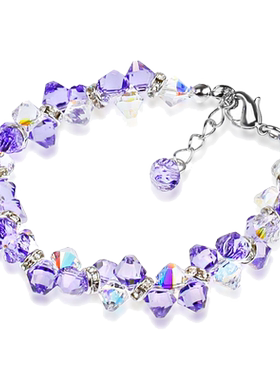奥地利紫水晶手链女简