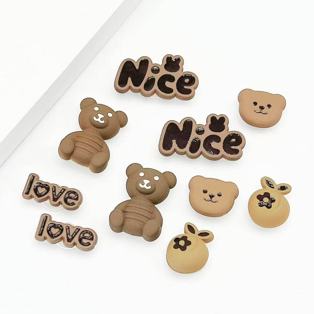 可爱熊熊-勃肯鞋配饰洞洞鞋diy配件小怪兽小熊果子鞋扣可拆卸鞋花,服饰配件/皮带/帽子/围巾,鞋扣,淘宝优惠券,粉丝福利购,淘宝优惠卷