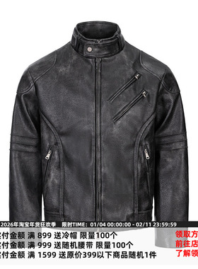 CATSSTAC 毒液四拉链夹克 挺阔有型 独特气质 复古质感