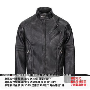 CATSSTAC 毒液四拉链夹克 挺阔有型 独特气质 复古质感