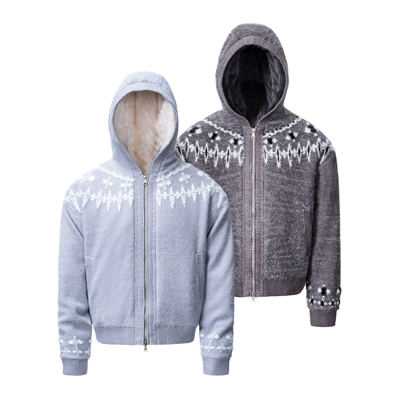 CATSSTAC 缪斯费尔岛毛衣雕 短款版型 复古风格 轻奢质感