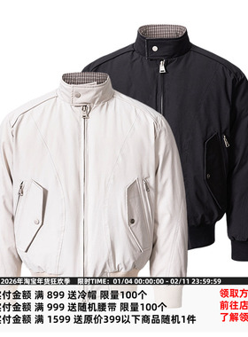 CATSSTAC 哈灵顿格纹棉服cleanfit风 短款版型 小众设计 冬季保暖