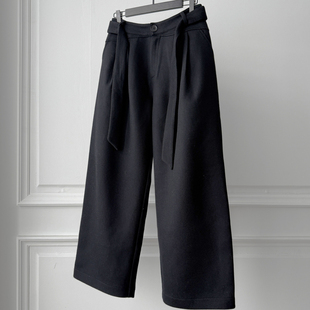 CATSSTAC 全羊毛毛呢西裤 轻奢质感 简约雅致 休闲松弛感穿搭