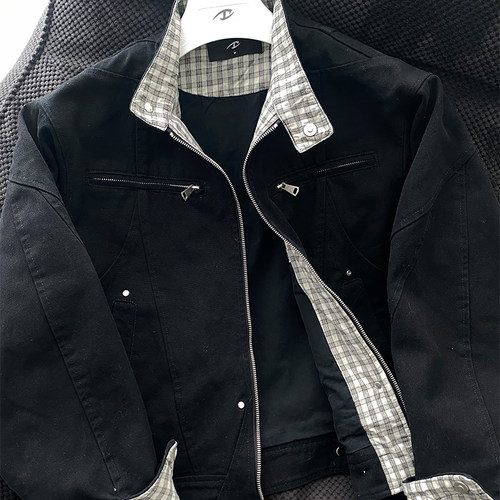 CATSSTAC 重工哈灵顿夹克二代cleanfit重磅帆布休闲立领外套男