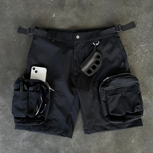 宽松大口袋五分裤 CATSSTAC 男潮夏季 短裤 十口袋重工炮弹工装