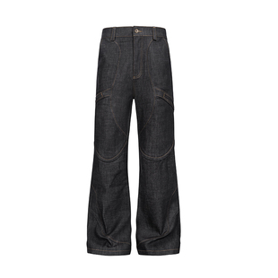 CATSSTAC 骑士铠甲原牛裤 立体拼接解构 宽松休闲 复古质感