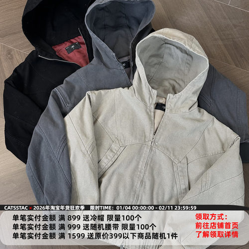 CATSSTAC 重磅座山雕夹克二代 cleanfit设计 立体挺阔 宽松落肩