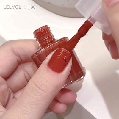 lelmol烂番茄色指甲油夏天显白