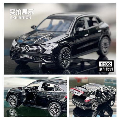 合金1/32声光六门奔驰GLC400车模