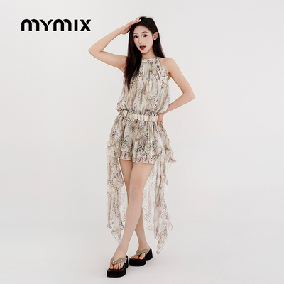 2025年新款夏季不规则连衣裙