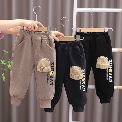 男童秋冬季加绒长裤婴儿童装裤子