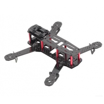 经典 FPV纯碳纤穿越机/CC3D NAZE32飞控用小四轴 QAV250机架