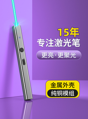 惠斯特X3绿光激光笔商务指示usb充电售楼沙盘激光灯远射强光户外