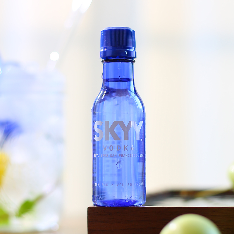 原装正品！skyy深蓝伏特加洋酒小酒版鸡尾酒基酒便利店调酒套装
