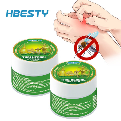 HBESTY 独立站泰国青草膏 薄荷清凉驱蚊防叮咬膏居家通用提青草膏