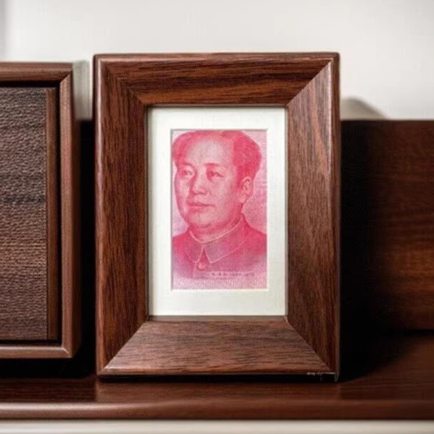 100元人民币相框摆台相框摆件