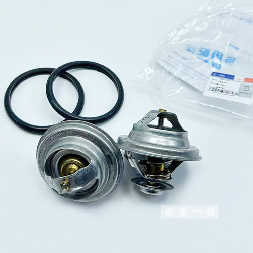 解放J6P节温器76度83度 J6P发动机调温器胶圈1306010-81D原厂配件