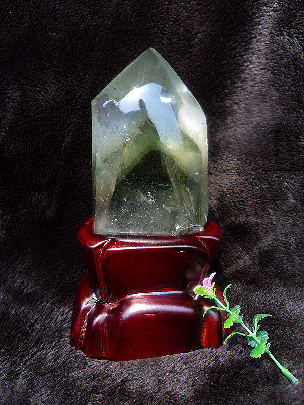 晶山角天然绿幽灵千层山金字塔水晶柱180×75×50mm净高140mm,饰品/流行首饰/时尚饰品新,奇石,淘宝优惠券,粉丝福利购,淘宝优惠卷