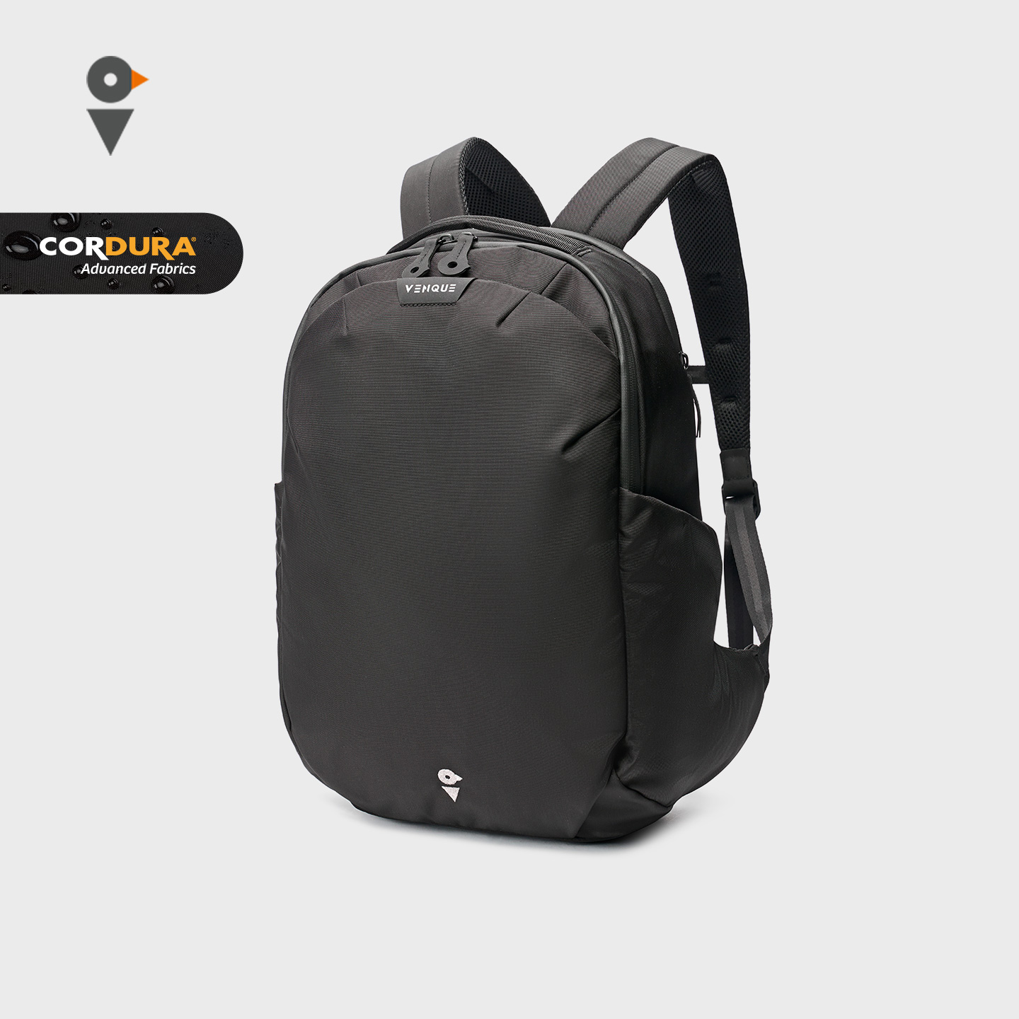 VENQUE男士商务通勤双肩包防水