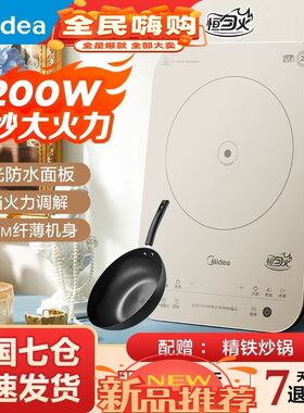 电磁炉22RB11家用多功能大功率炒菜火锅一体电陶炉2200W