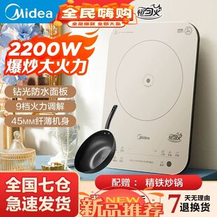 电磁炉22RB11家用多功能大功率炒菜火锅一体电陶炉2200W