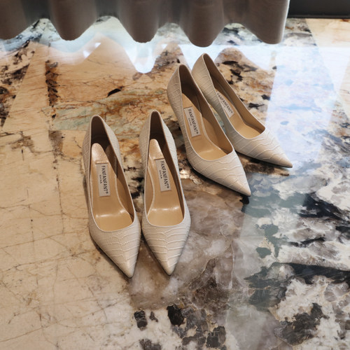 番番番尖头舒适鳄鱼纹工作鞋