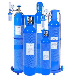 氧气瓶医用氧气罐便携式钢瓶家用小型10/15/20/40升缺氧高原吸氧