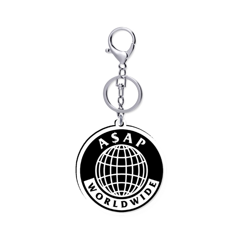 ASAP rocky ASAP Worldwide 5cm 透明钥匙扣