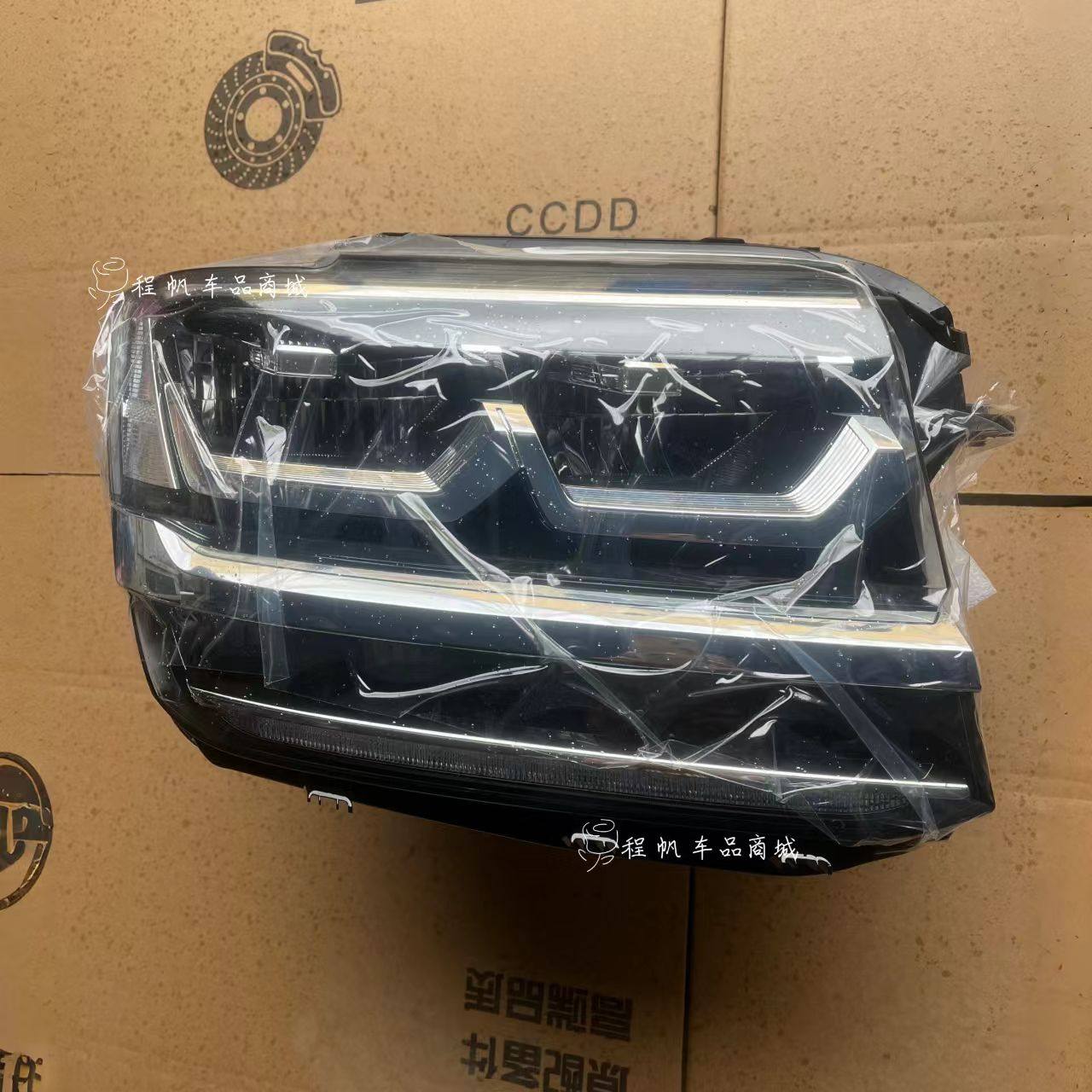 适用大众途昂前大灯17-20款LED