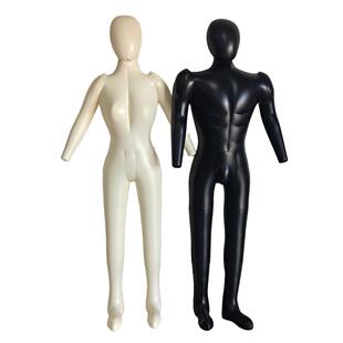 充气人形模特女仿真全身假人模型服装展示道具男女模特陈列展示架