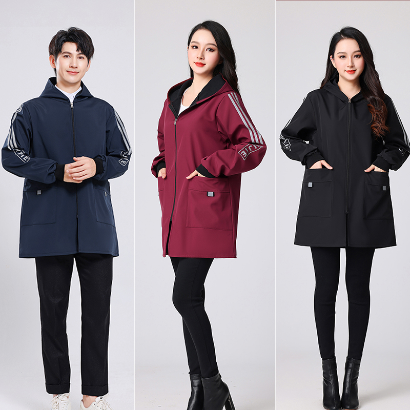 大人罩衣加绒防水围裙男女工作服