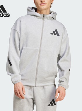 adidas Z.N.E. 运动休闲舒适百搭连帽长袖夹克外套男款 JF2450