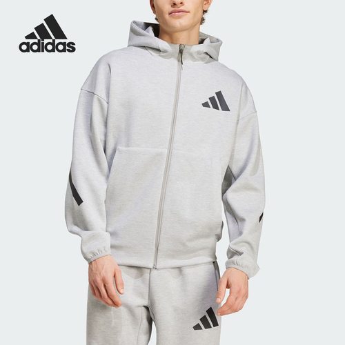 adidas Z.N.E. 运动休闲舒适百搭连帽长袖夹克外套男款 JF2450