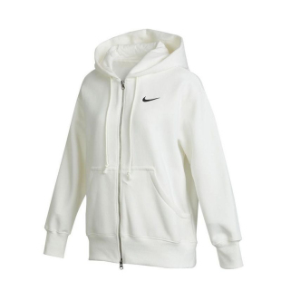 Nike 印花开衫全拉链开合连帽长袖外套卫衣女款 DQ5759-133