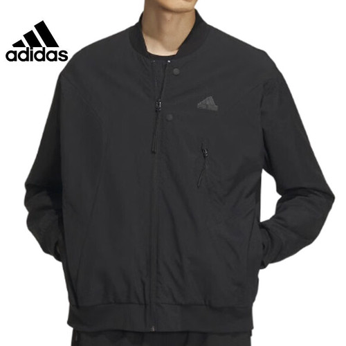 Adidas 纯色百搭运动休闲男士夹克外套 IP4958