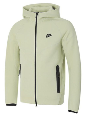 Nike 连帽拉链logo印花夹克外套男款FB7922-371