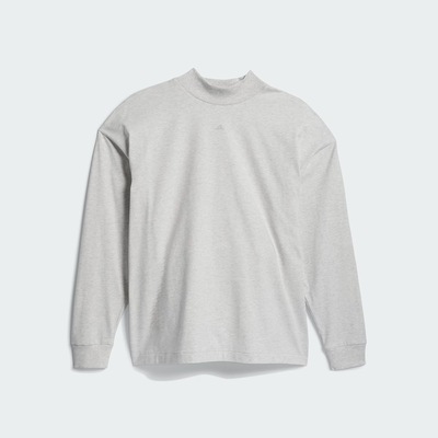 adidas 字母印花设计透气宽松长袖T恤 男女同款 IZ4915