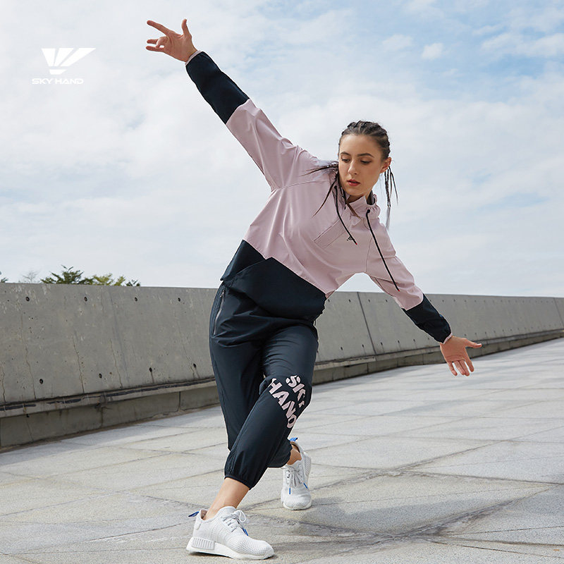 SKYHAND石墨烯暴汗服男女运动跑步上装外套出汗健身服发汗服