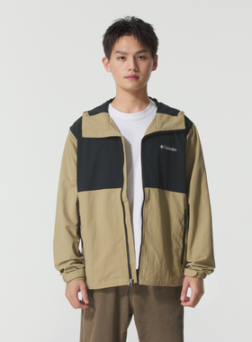 哥伦比亚官方男装秋冬新款运动服户外防风衣连帽夹克外套XE3394