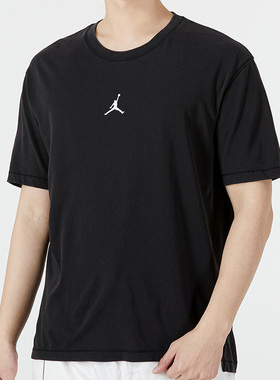 NIKE耐克旗舰店T恤男装冬季新款短袖黑色上衣半袖上衣DH8922